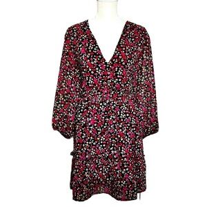 Apricot Floral Dress Size 12